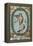 Tarot Card With a Woman Floating Inside a Wreath Of Green Leaves With the Head Of a Man-Arthur Edward Waite-Framed Premier Image Canvas