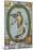 Tarot Card With a Woman Floating Inside a Wreath Of Green Leaves With the Head Of a Man-Arthur Edward Waite-Mounted Giclee Print