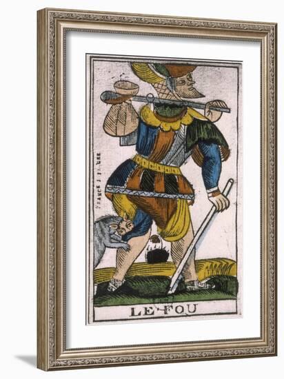 Tarot Le Fou (The Fool)-null-Framed Art Print