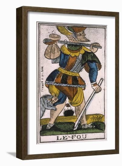 Tarot Le Fou (The Fool)-null-Framed Art Print