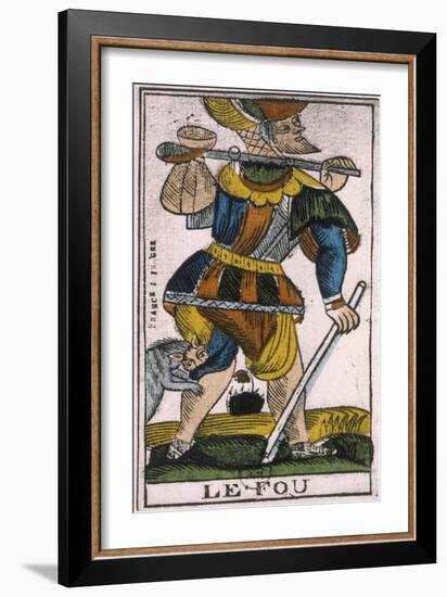 Tarot Le Fou (The Fool)-null-Framed Art Print