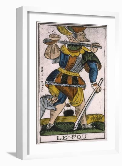 Tarot Le Fou (The Fool)-null-Framed Art Print