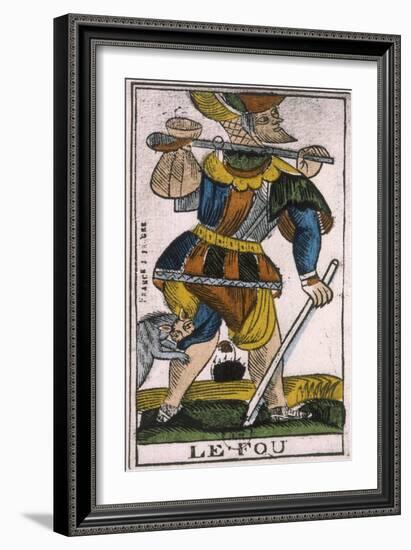 Tarot Le Fou (The Fool)-null-Framed Art Print