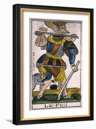 Tarot Le Fou (The Fool)-null-Framed Art Print