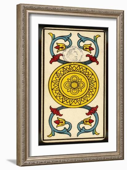 Tarot: The Ace of Coins-null-Framed Art Print