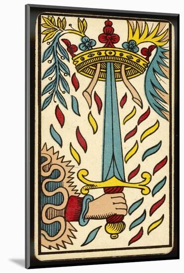 Tarot: The Ace of Swords-null-Mounted Photographic Print