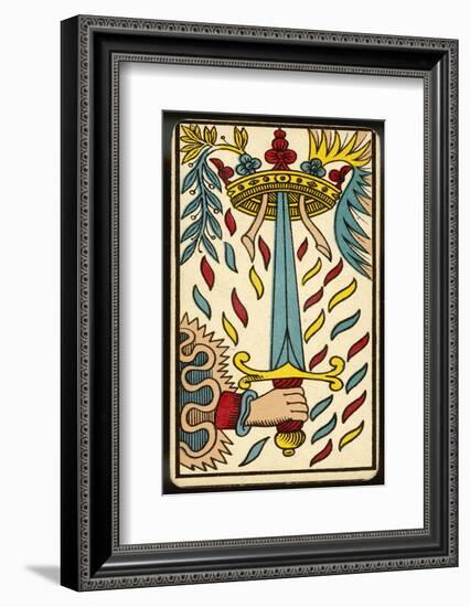 Tarot: The Ace of Swords-null-Framed Photographic Print