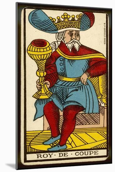 Tarot: The King of Cups-null-Mounted Art Print
