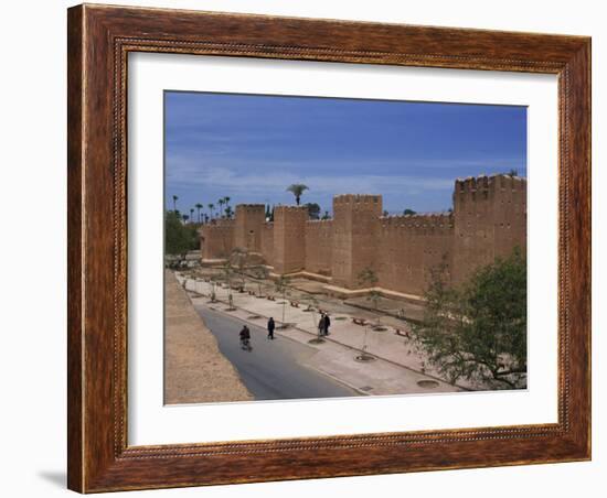 Taroudannt City Walls, Morroco, North Africa, Africa-Harding Robert-Framed Photographic Print