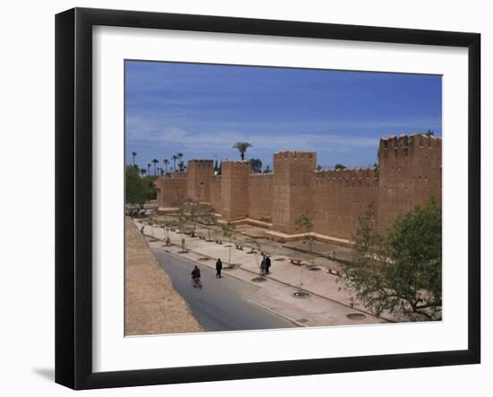 Taroudannt City Walls, Morroco, North Africa, Africa-Harding Robert-Framed Photographic Print