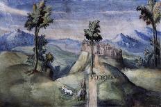 View of Graffignano, 1592-Tarquinio Ligustri-Framed Giclee Print