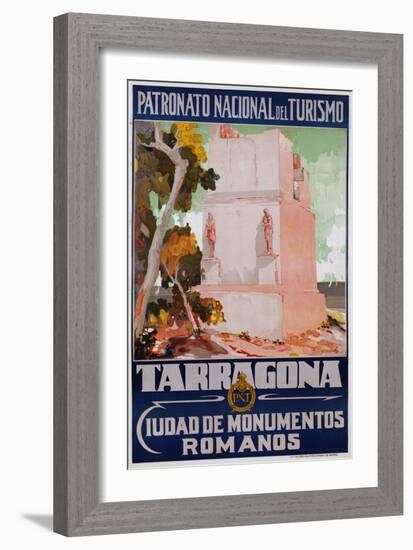 Tarragona - Ciudad De Monumentos Romanos Poster-null-Framed Giclee Print