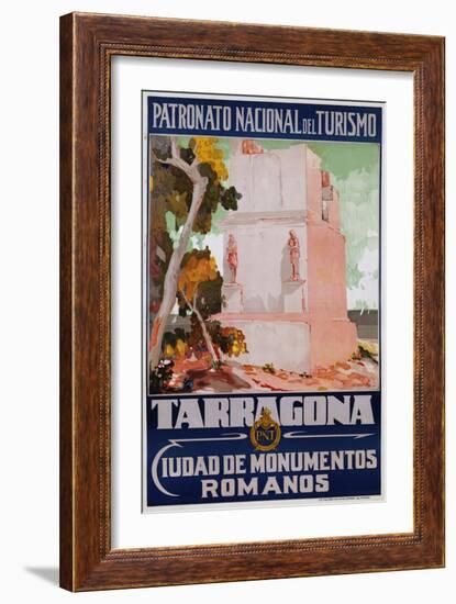 Tarragona - Ciudad De Monumentos Romanos Poster-null-Framed Giclee Print