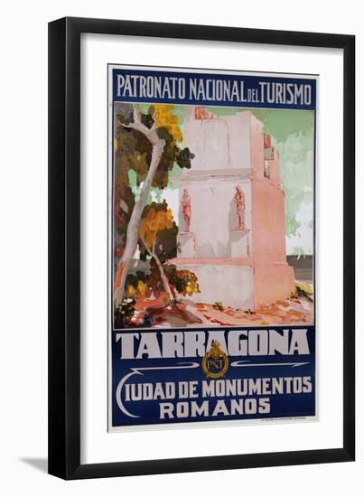 Tarragona - Ciudad De Monumentos Romanos Poster-null-Framed Giclee Print