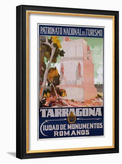 Tarragona - Ciudad De Monumentos Romanos Poster-null-Framed Giclee Print