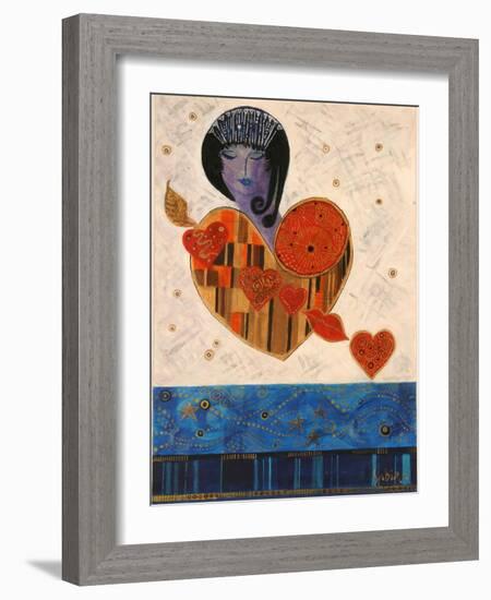 Tart of Hearts, 2007-Sabira Manek-Framed Giclee Print