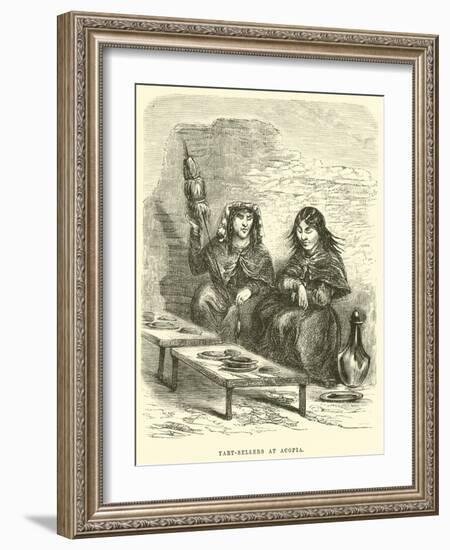 Tart-Sellers at Acopia-Édouard Riou-Framed Giclee Print