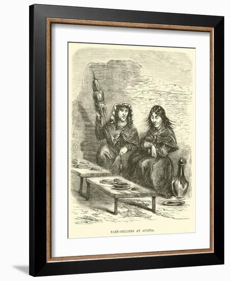 Tart-Sellers at Acopia-Édouard Riou-Framed Giclee Print