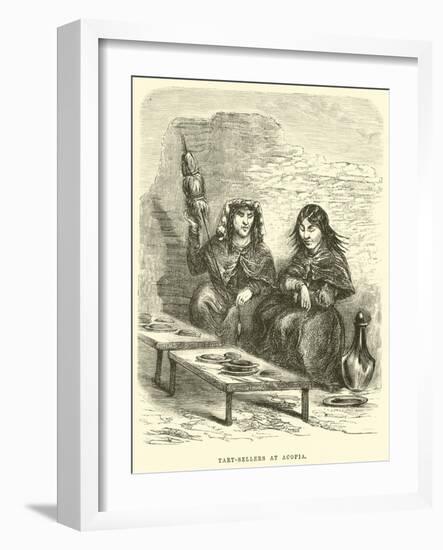 Tart-Sellers at Acopia-Édouard Riou-Framed Giclee Print