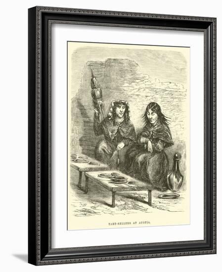 Tart-Sellers at Acopia-Édouard Riou-Framed Giclee Print