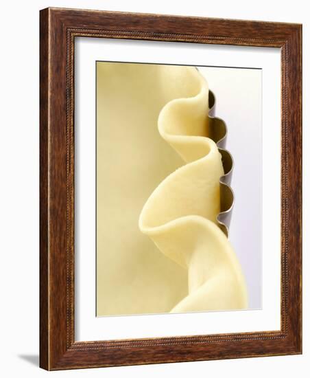 Tart Tin Lined with Pastry-Alain Caste-Framed Photographic Print