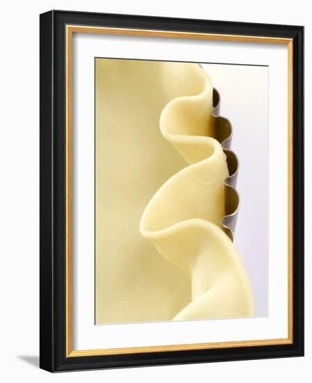 Tart Tin Lined with Pastry-Alain Caste-Framed Photographic Print