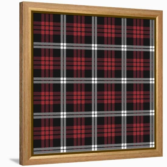 Tartan 1-Erin Clark-Framed Premier Image Canvas