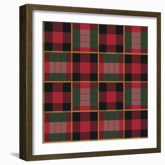 Tartan 2-Erin Clark-Framed Giclee Print