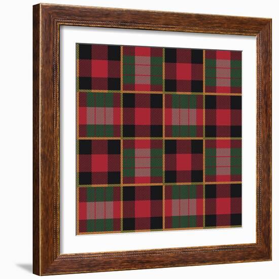 Tartan 2-Erin Clark-Framed Giclee Print