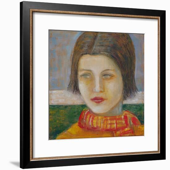 Tartan Scarf-Ruth Addinall-Framed Giclee Print