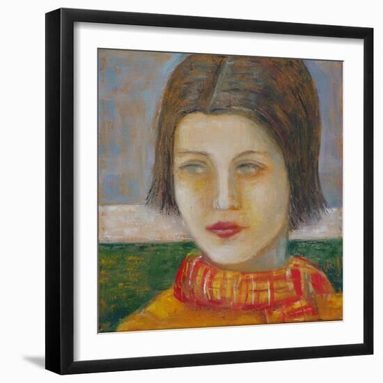 Tartan Scarf-Ruth Addinall-Framed Giclee Print