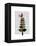 Tartan Tree Illustration-Fab Funky-Framed Stretched Canvas