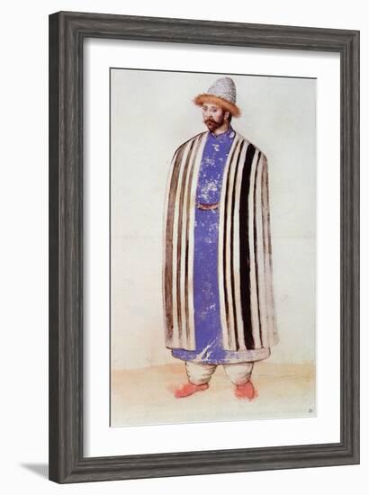 Tartar or Uzbek Man-John White-Framed Giclee Print