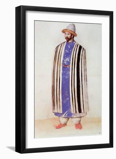 Tartar or Uzbek Man-John White-Framed Giclee Print