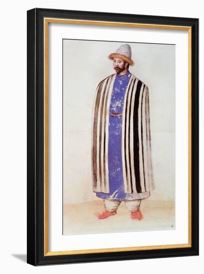 Tartar or Uzbek Man-John White-Framed Giclee Print