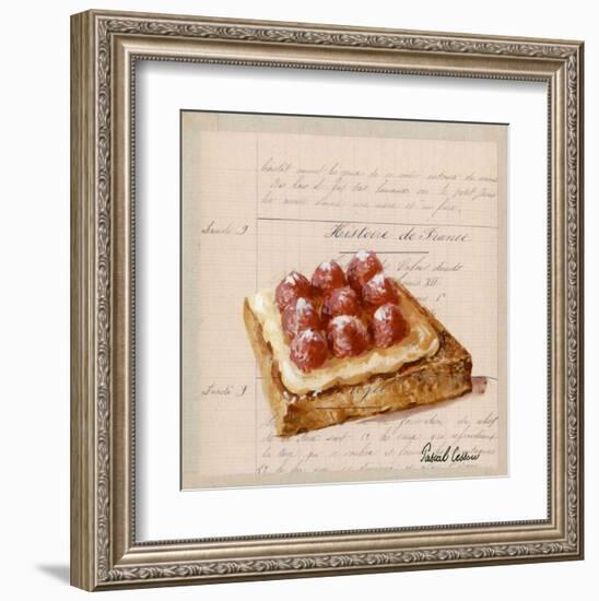 Tartine aux Framboises-Pascal Cessou-Framed Art Print