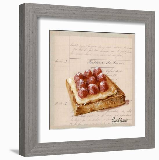 Tartine aux Framboises-Pascal Cessou-Framed Art Print