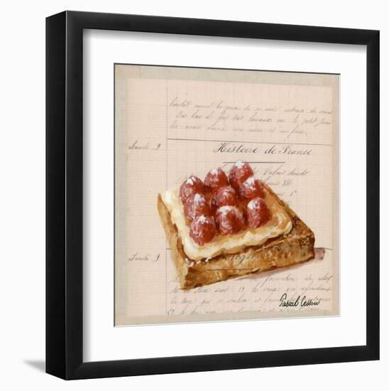 Tartine aux Framboises-Pascal Cessou-Framed Art Print