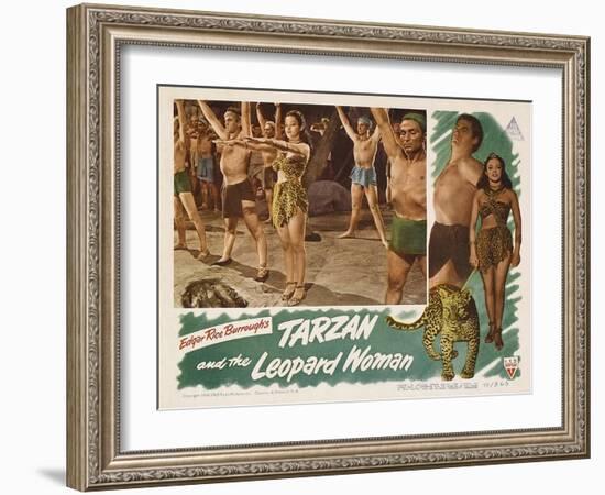 Tarzan and the Leopard Woman, 1946-null-Framed Art Print
