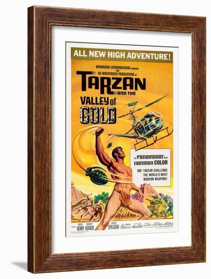 Tarzan and the Valley of Gold-null-Framed Art Print