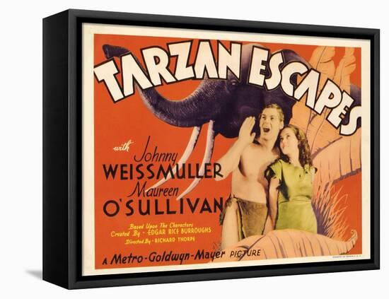 Tarzan Escapes, 1936-null-Framed Stretched Canvas