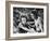 Tarzan Escapes, from Left: Maureen O'Sullivan, Johnny Weissmuller, 1936-null-Framed Photo