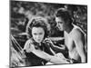 Tarzan Escapes, from Left: Maureen O'Sullivan, Johnny Weissmuller, 1936-null-Mounted Photo
