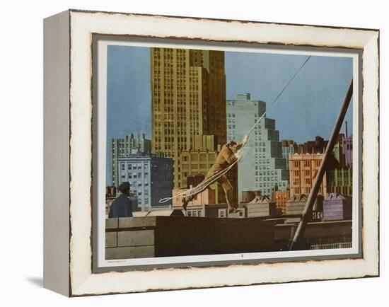 Tarzan's New York Adventure, 1942-null-Framed Stretched Canvas