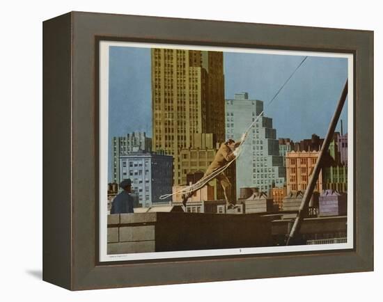 Tarzan's New York Adventure, 1942-null-Framed Stretched Canvas