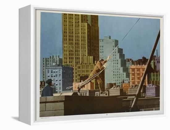 Tarzan's New York Adventure, 1942-null-Framed Stretched Canvas