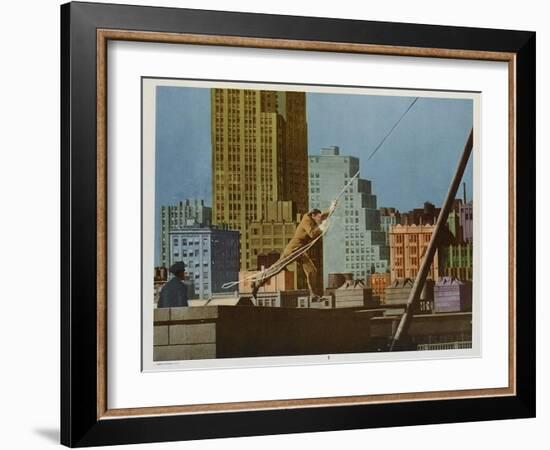 Tarzan's New York Adventure, 1942-null-Framed Art Print