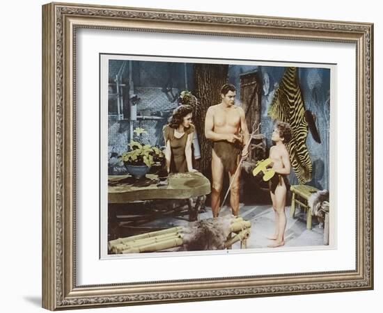 Tarzan's New York Adventure, 1942-null-Framed Art Print