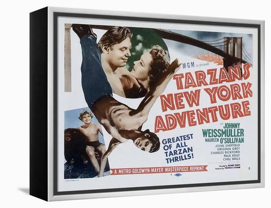 Tarzan's New York Adventure, 1942-null-Framed Stretched Canvas