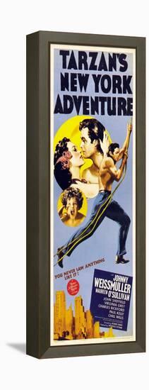 Tarzan's New York Adventure, 1942-null-Framed Stretched Canvas